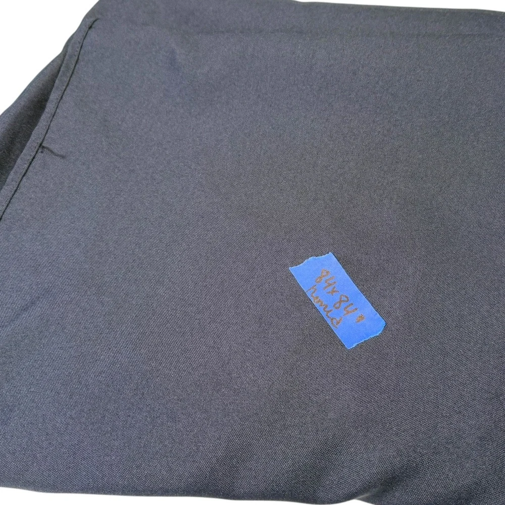84x84 Navy Blue Tablecloth Square Polyester Solid Dark Blue Classic Minimalist